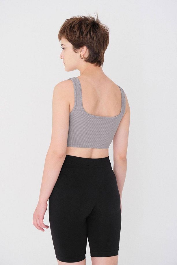 Kare Yaka Seamless Crop Atlet A0187-l5 - 5