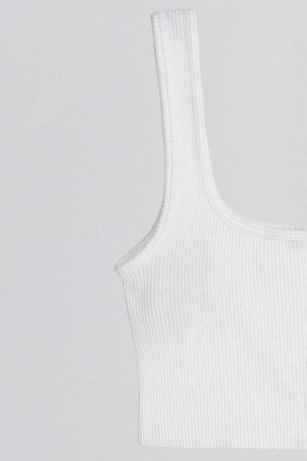 Kare Yaka Seamless Crop Atlet A0187-l5 - 5