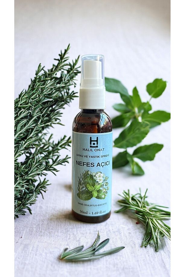 Uyku Ve Yastık Spreyi Okaliptus,Nane,Biberiye Rahatlatıcı Uyku Ve Dinlenme Spreyi 50 ML - 1