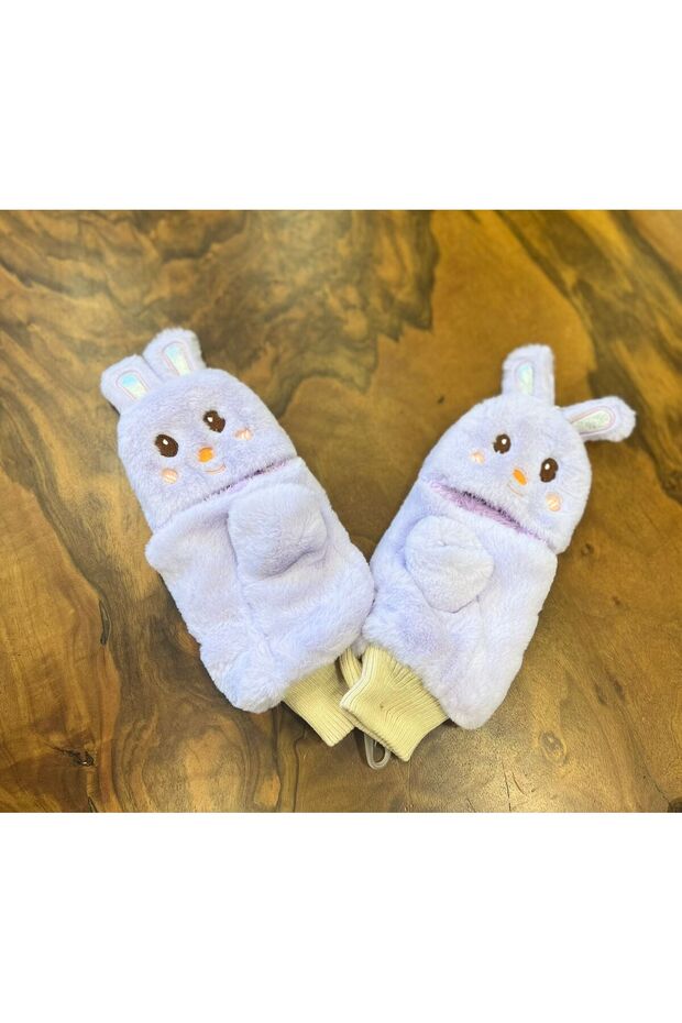Fare sıcak peluş eldiven - 1