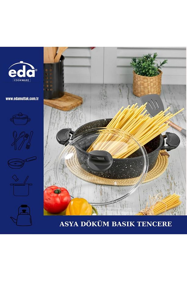 24 No Döküm Asya Basık Tencere - 2