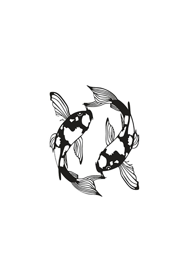 Gold Fish Sticker 20 X 24 cm