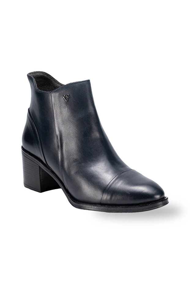 Zero-g Kadın Deri Bot Lacivert - 2