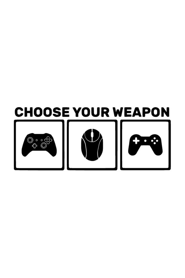 Choose Your Weapon Sticker A+Quality 20 X 8 cm Durable
