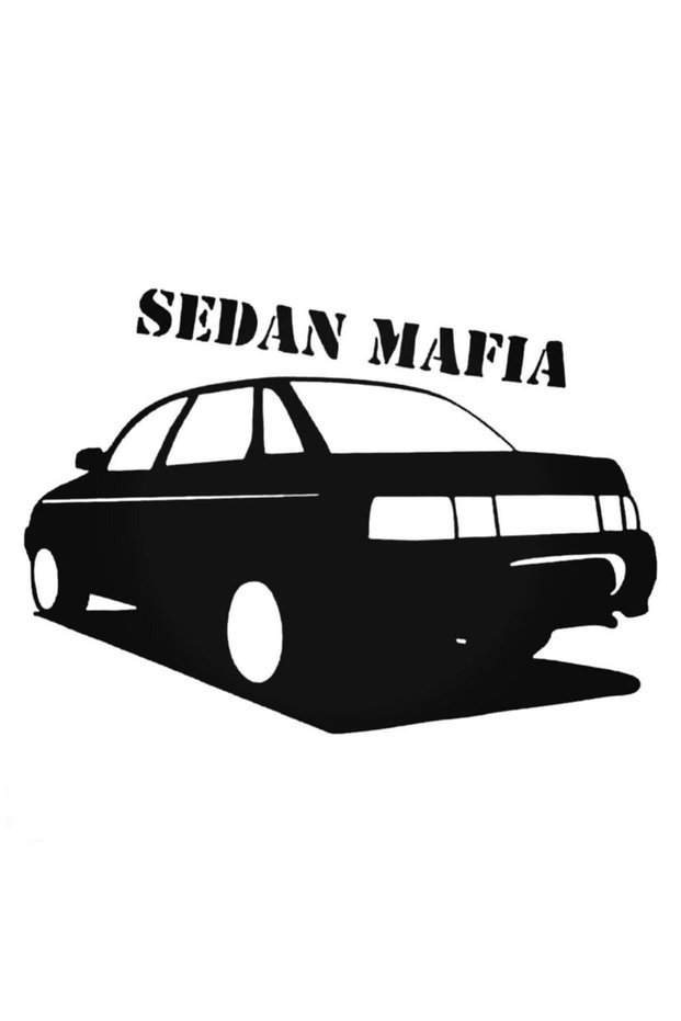 Sedan Mafia Design Sticker A+Quality Type 1 Sticker A+Quality 20 X 15 cm Durable