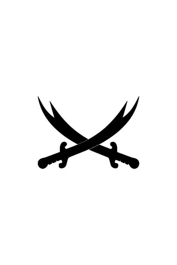 Zulfikar Swords Sticker A+ Quality 10 X 7 cm Durable