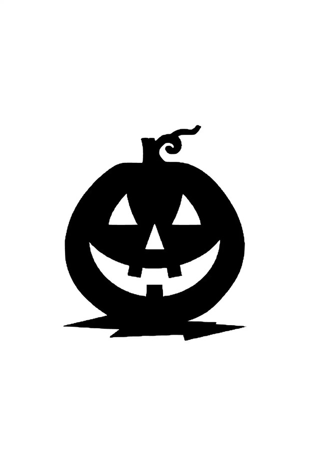 ملصق عالي الجودة من نوع Smiling Pumpkin مقاس 30 × 36 سم