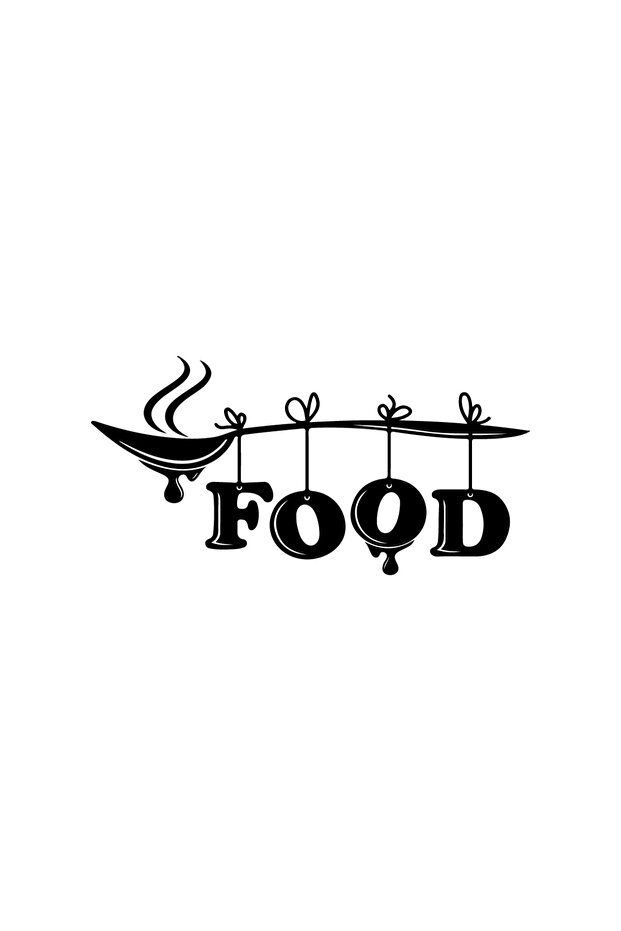 Food Kitchen Spoon Wall Decor Sticker 42 X 21 cm