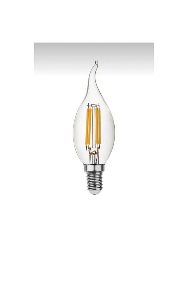 E14 Led Flamanlı Kıvrık Buji Rustik Ampul - 2
