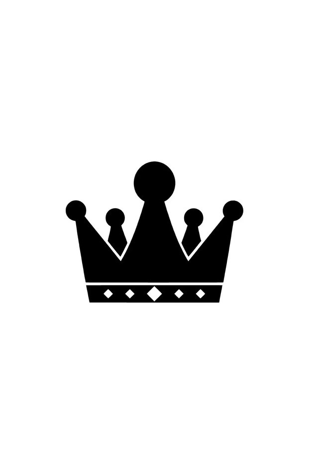 King Crown Sticker A+Quality 20 X 16 cm Durable