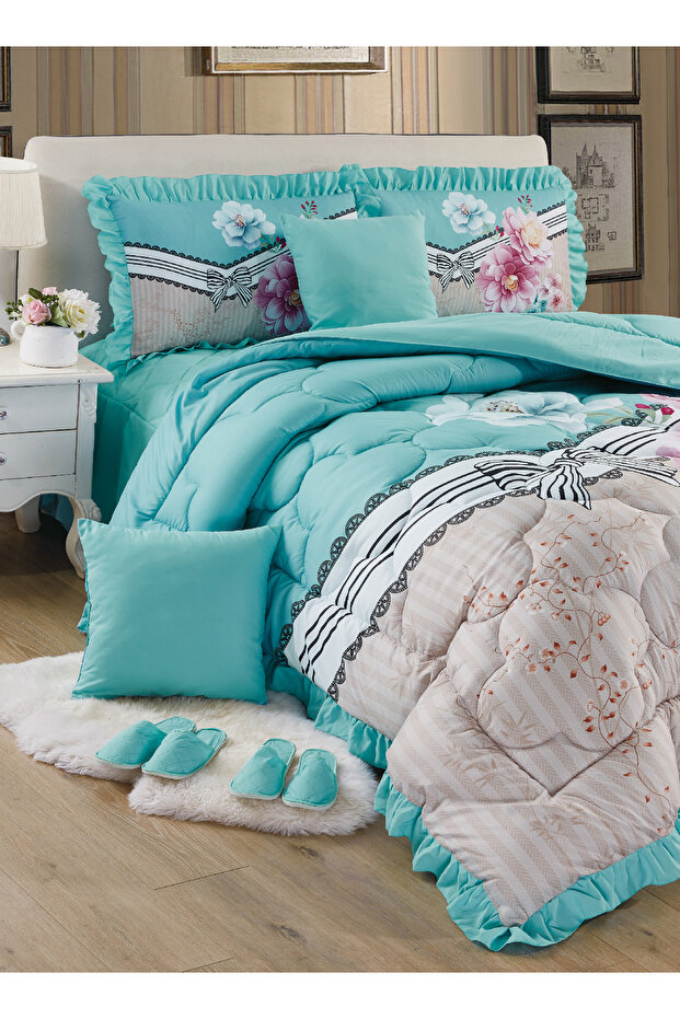 Comforter Set King Size 10 Pieces Comforter Set Twin Unisex Bedding Set - 1