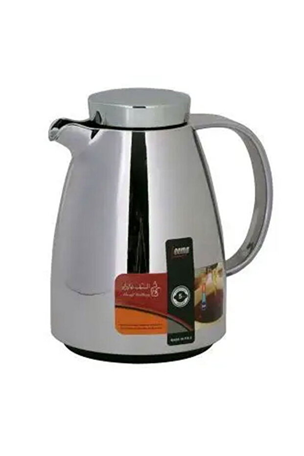 Al Saif Gallery Lima Thermos, 0.35 litres, thermal glass inner container, plastic outer shell - silver