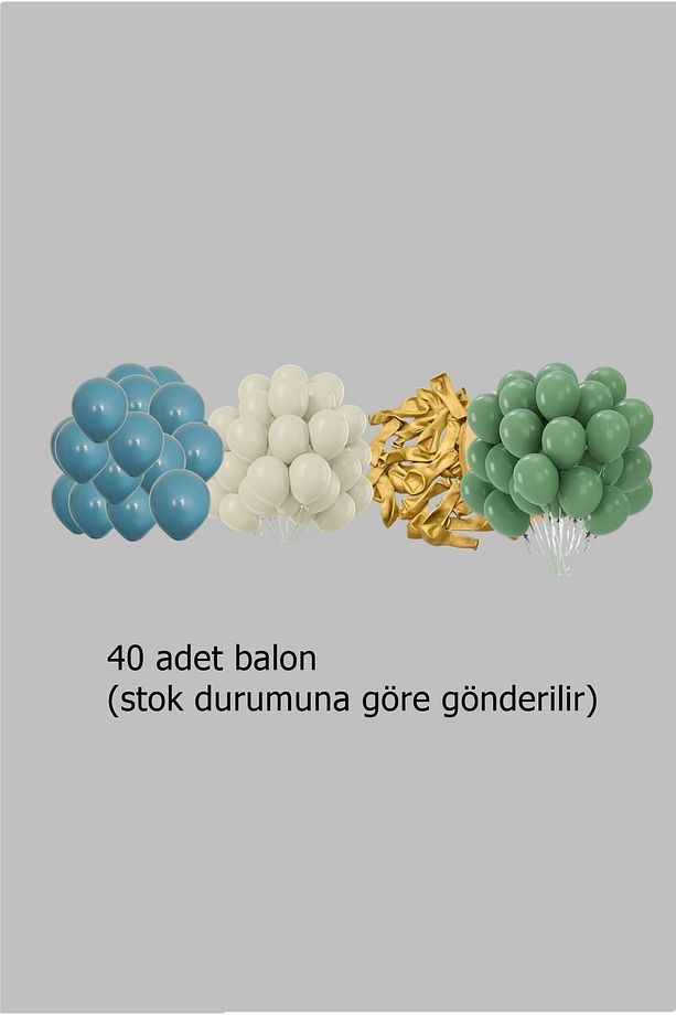 Retro Renk Uçak Arabalı Folyo Balon Seti Parti Eğlence Kutlama - 6