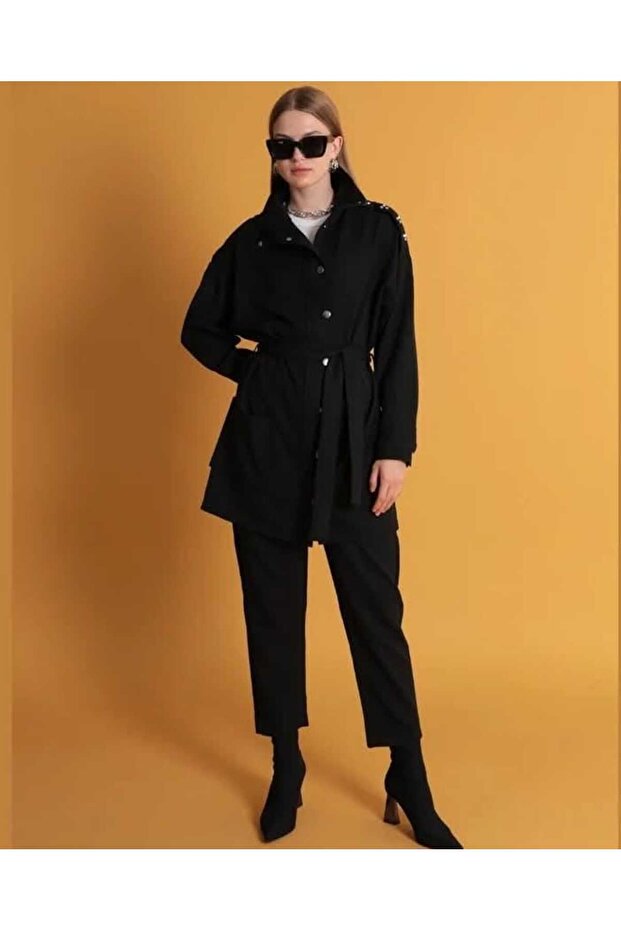 taş apoletli ceket - 1