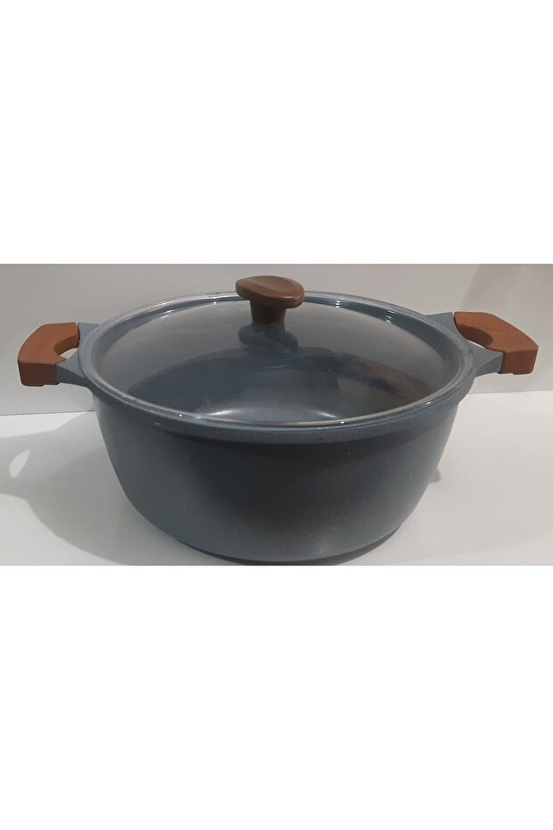 graneu  20 cm derin tencere açık gri - 1