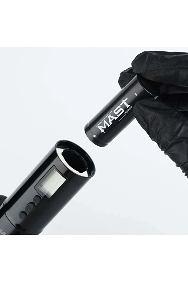 Lancer Kablosuz Pen Dövme Makinesi Seti Siyah - 2