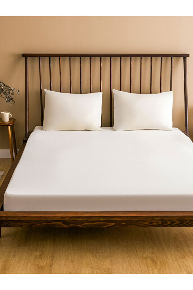 Cotton Double Tiny Elastic Carsaf - S5H710Z8
