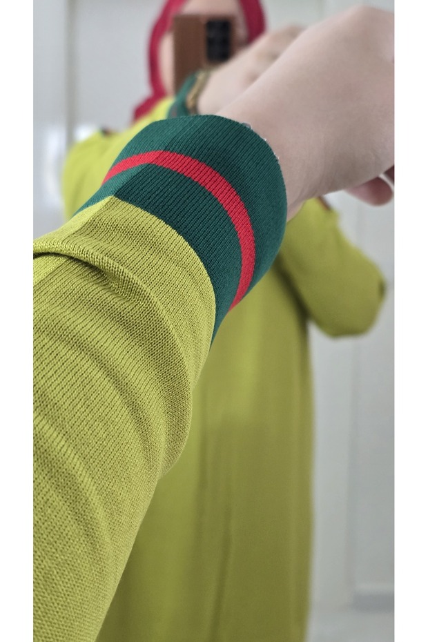 Merserize triko elbise - 4