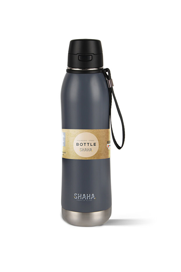 VACCUM BOTTLE 800 ML GREY