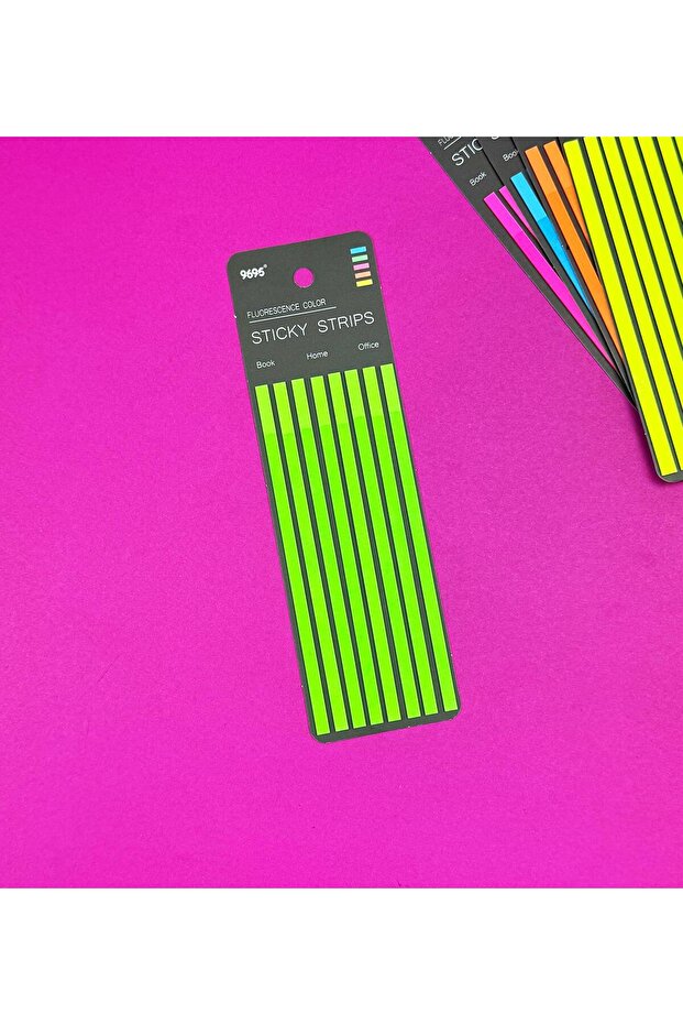 علامة مرجعية ملونة رفيعة وطويلة الشكل - 1