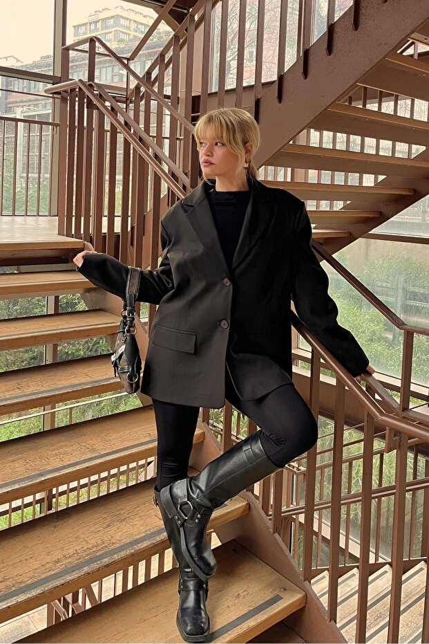 Oversize Blazer Ceket - 7