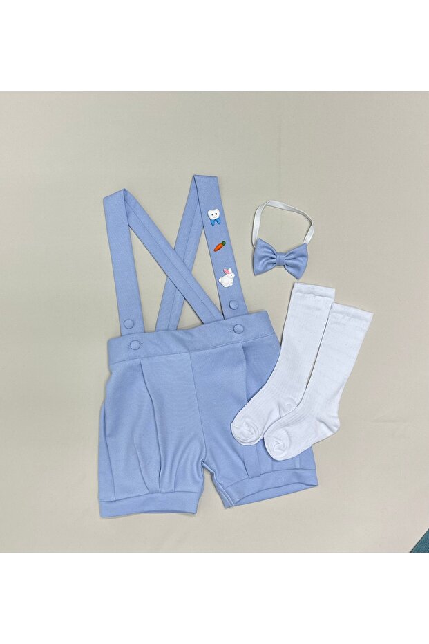 Diş Konsept Shorts Slopet Bow Tie Socks
