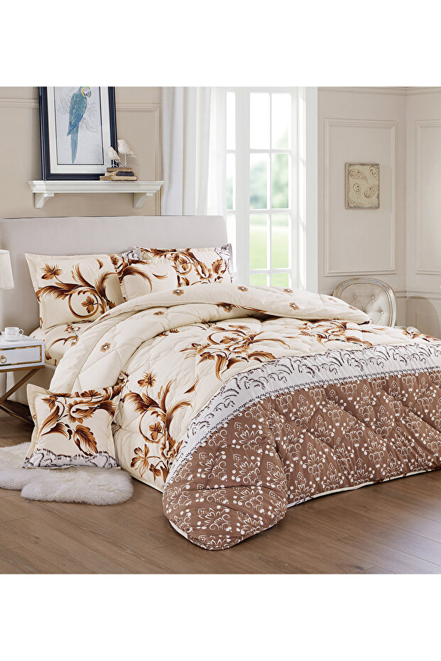 Comforter Set King Size 6 Pieces Comforter Set Twin Unisex Bedding Set - 1