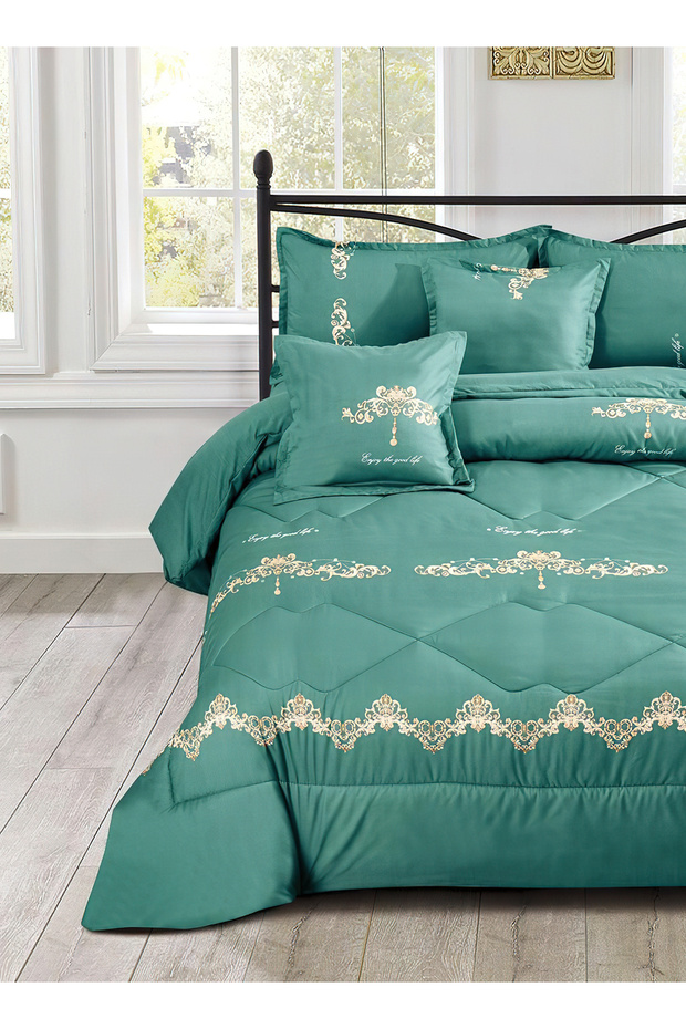 Comforter Set King Size 6 Pieces Comforter Set Twin Unisex Bedding Set - 2