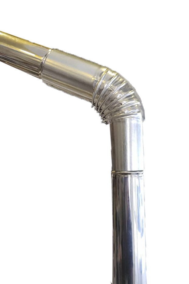 7 cm 45 Derece Soba Dirseği - 3