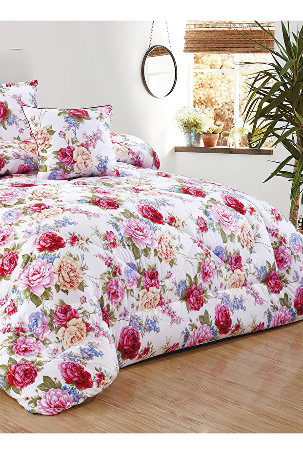 Comforter Set 4 Piece Single Size Elegant Bedspread Lightweight Comforter Suitable for All Seasons - 3