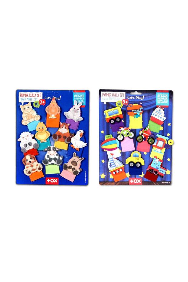 2 Set - 20 Pieces Vehicles and Pets Finger Puppet T772 T181