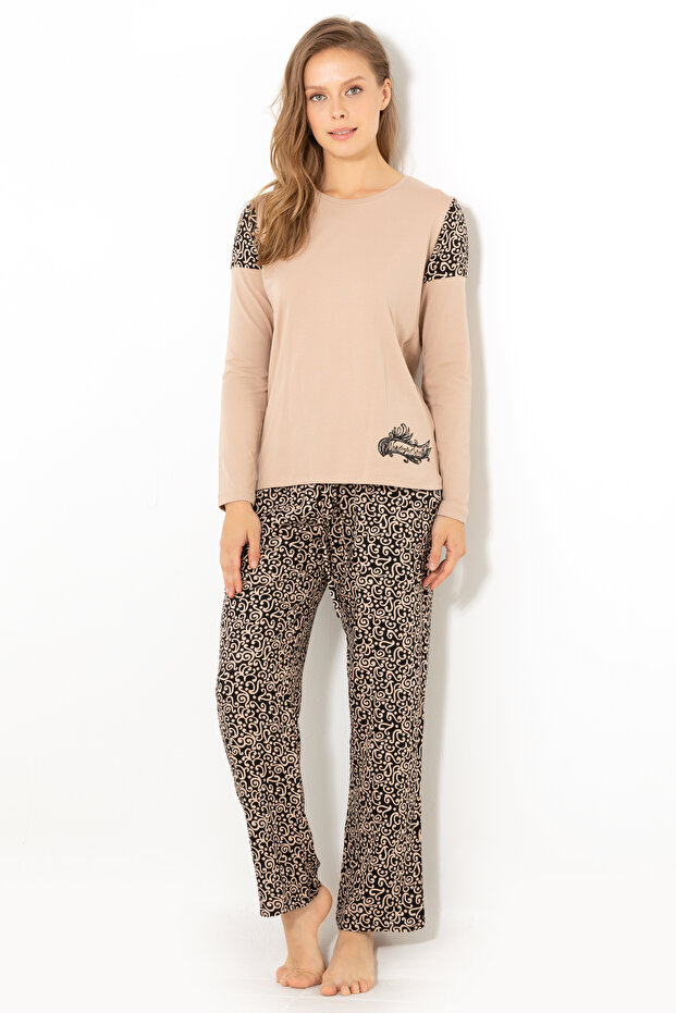 Classical Desing Pijama Takımı - 5