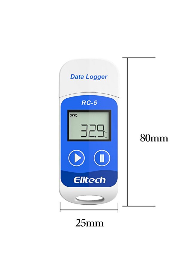Ech Rc-5 Sıcaklık Kayıt Cihazı Datalogger Data Logger Rc 5 - 5