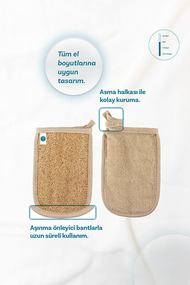 Doğal Kabak Banyo Eldiveni - 6