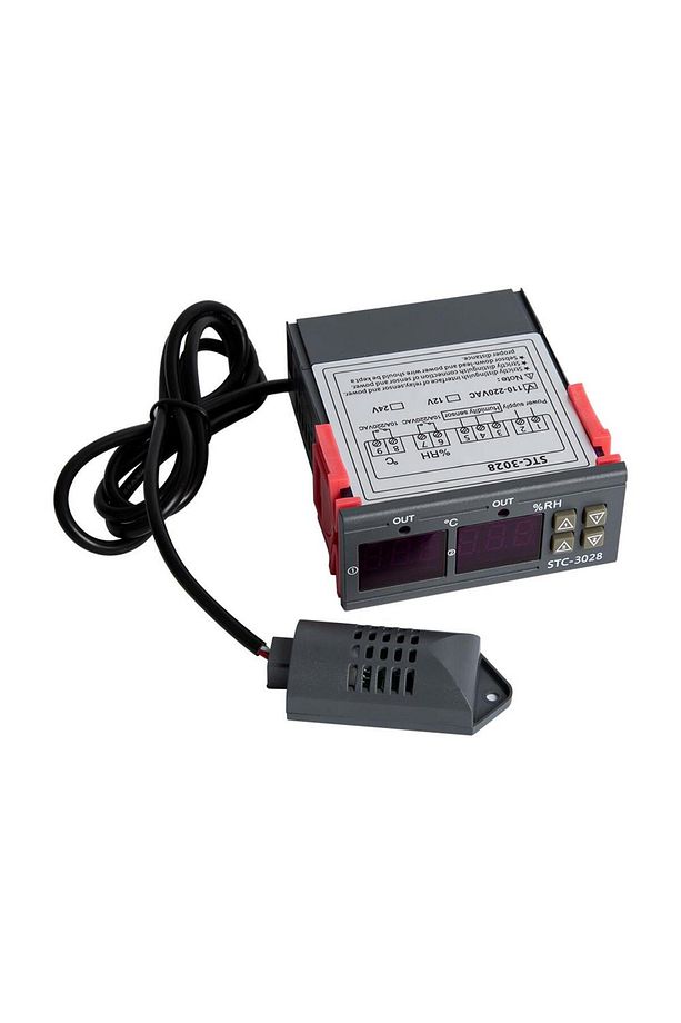 Stc-3028 Ac 110-220v Lcd Ekranlı Nem Sıcaklık Kontrol Modülü - 5