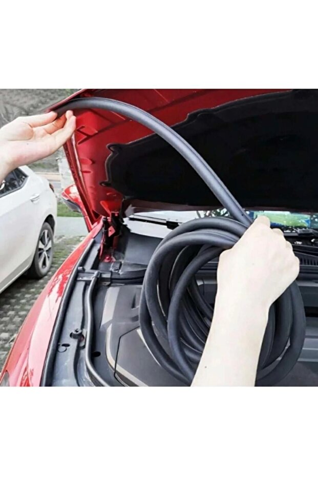 Bantlı Kapı Fitili ( Çap-15 Mm )- Bantlı Sünger - D Tipi Fitil [ 1 Adet 1 Metre ) - 6