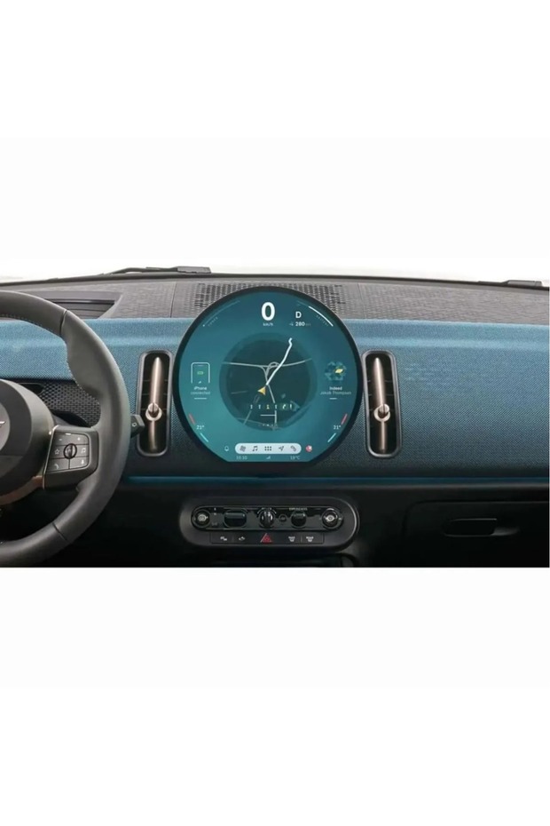 واقي شاشة نانو 9H متوافق مع Mini Cooper وCountryman للملاحة والوسائط المتعددة للمعلومات 2024