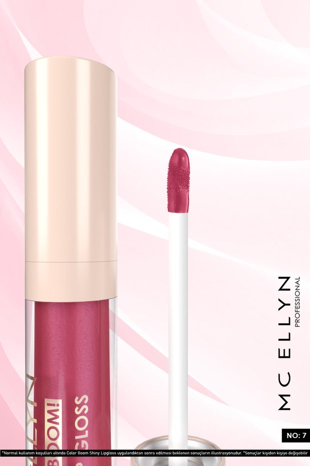 MC ELLYN COLOR BOOM! SHINY LIP GLOSS NO:7 - 3
