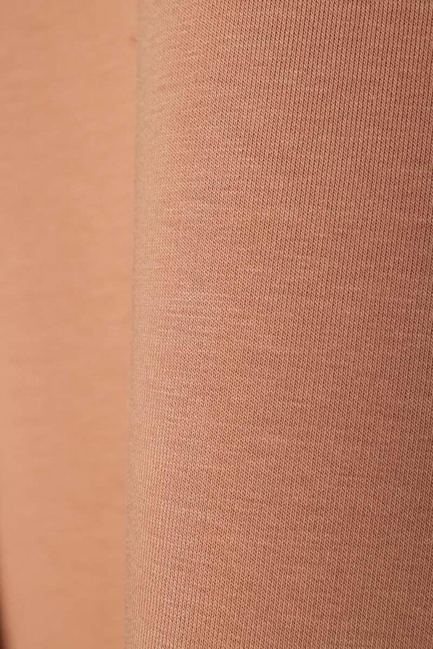 Bej-Kapüşonlu Sweat Tunik - 8