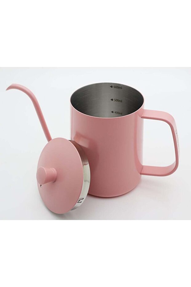 وعاء تقطير القهوة v60 سعة 600 مل باللون الوردي - 7