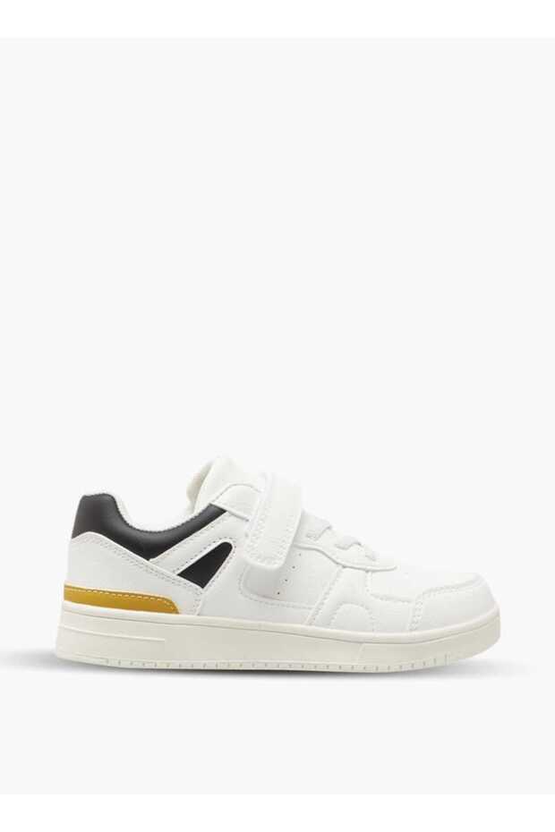 Colourblock Sneakers with Hook and Loop Closure - SX240035K - 3