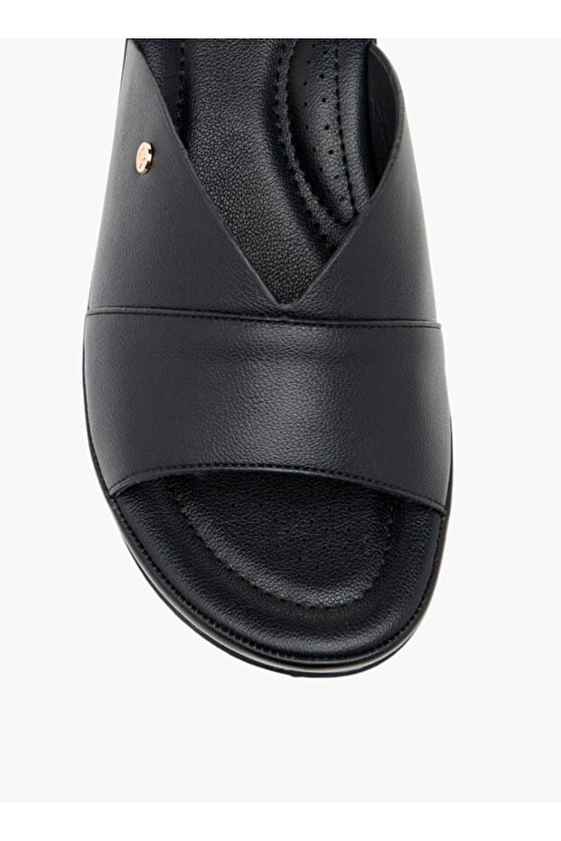 صندل Flora Bella Solid مفتوح الأصابع سهل الارتداء - 4