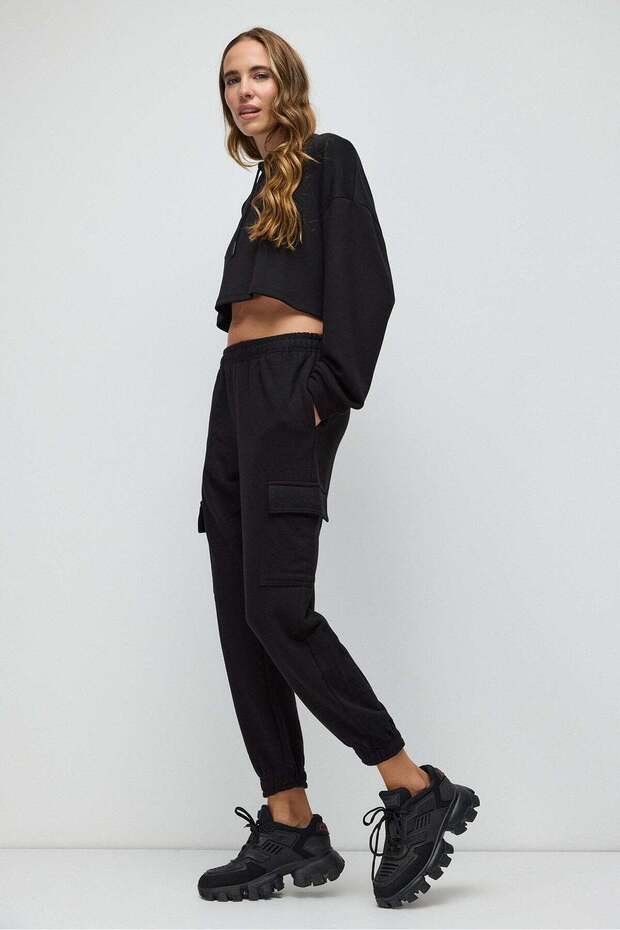 Basic Cargo Jogger Sweatpants - 4