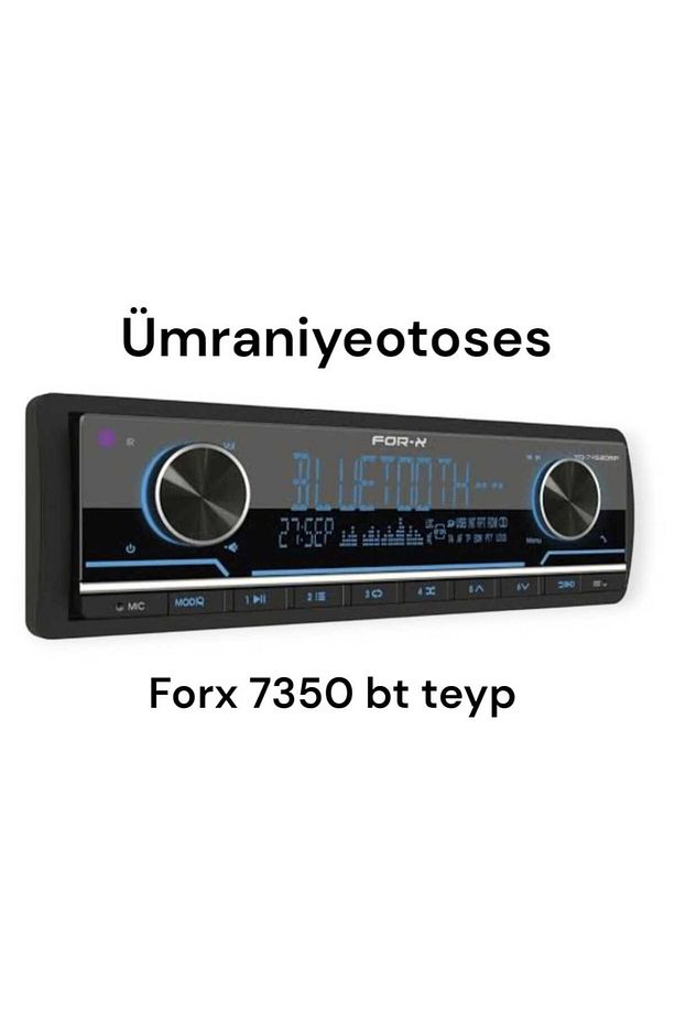 FORX   XQ-7350 BT  4X60 WAT  3 AMFİ ÇIKIŞLI  TEYP - 1