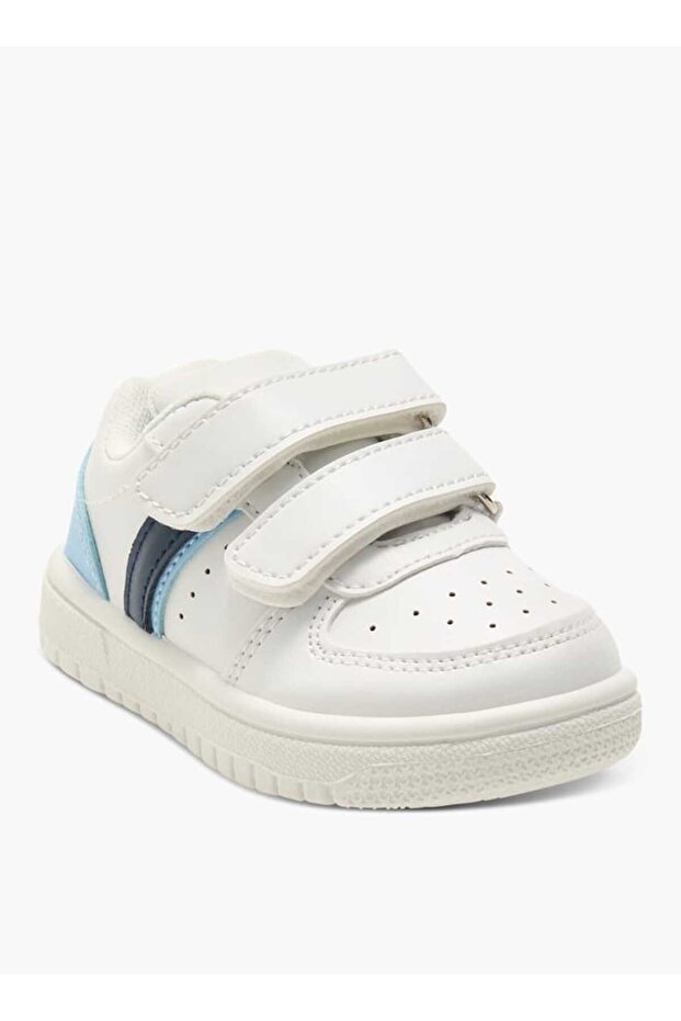 Lbl By Shoexpress Panelled Sneakers with Hook and Loop Closure - 2