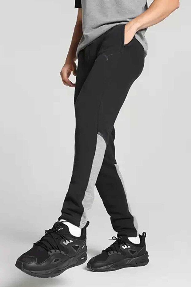 Men's Cotton Sweatpants Men's Sweatpants Bottom Shoes 657988 -03 Black/Grey