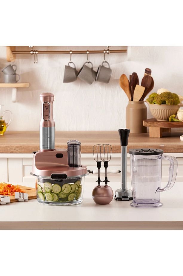 Turbo Doğrayıcı, Dilimleme Rondo, Blender 2500W Yüksek Güç 8 in 1 Mikser seti & Mutfak Robotu - 2