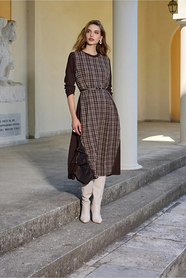 36814 MİSS WHENCE ELBİSE - 1