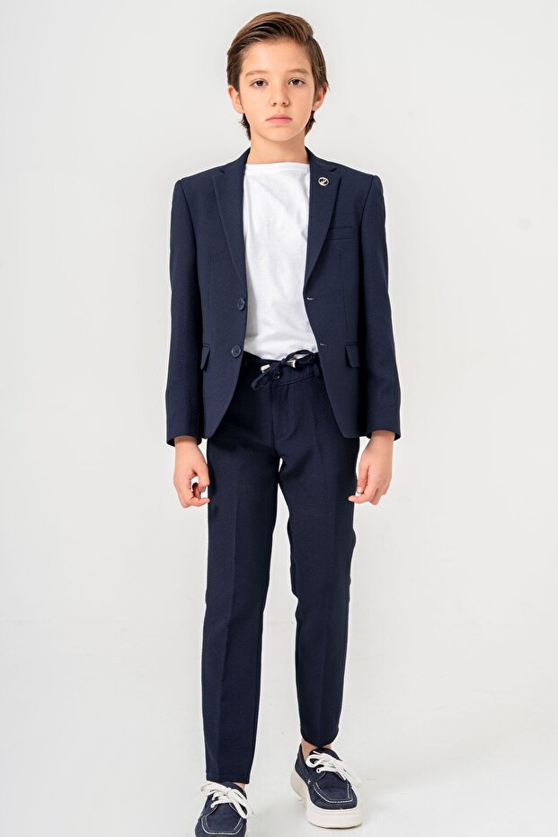 Gofre Boy's Suit Stretch Fabric (with Gamboç Case as a Gift)