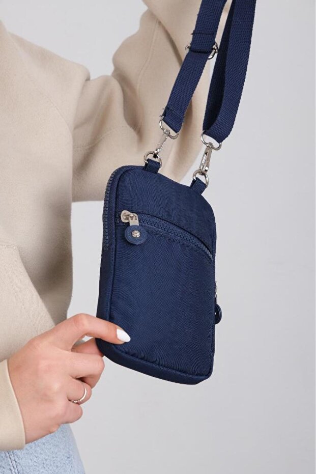 Clinker Fabric Mini Cross Strap Women's Mobile Phone Bag Mini Wallet Purse 20*10 cm Water Repellent